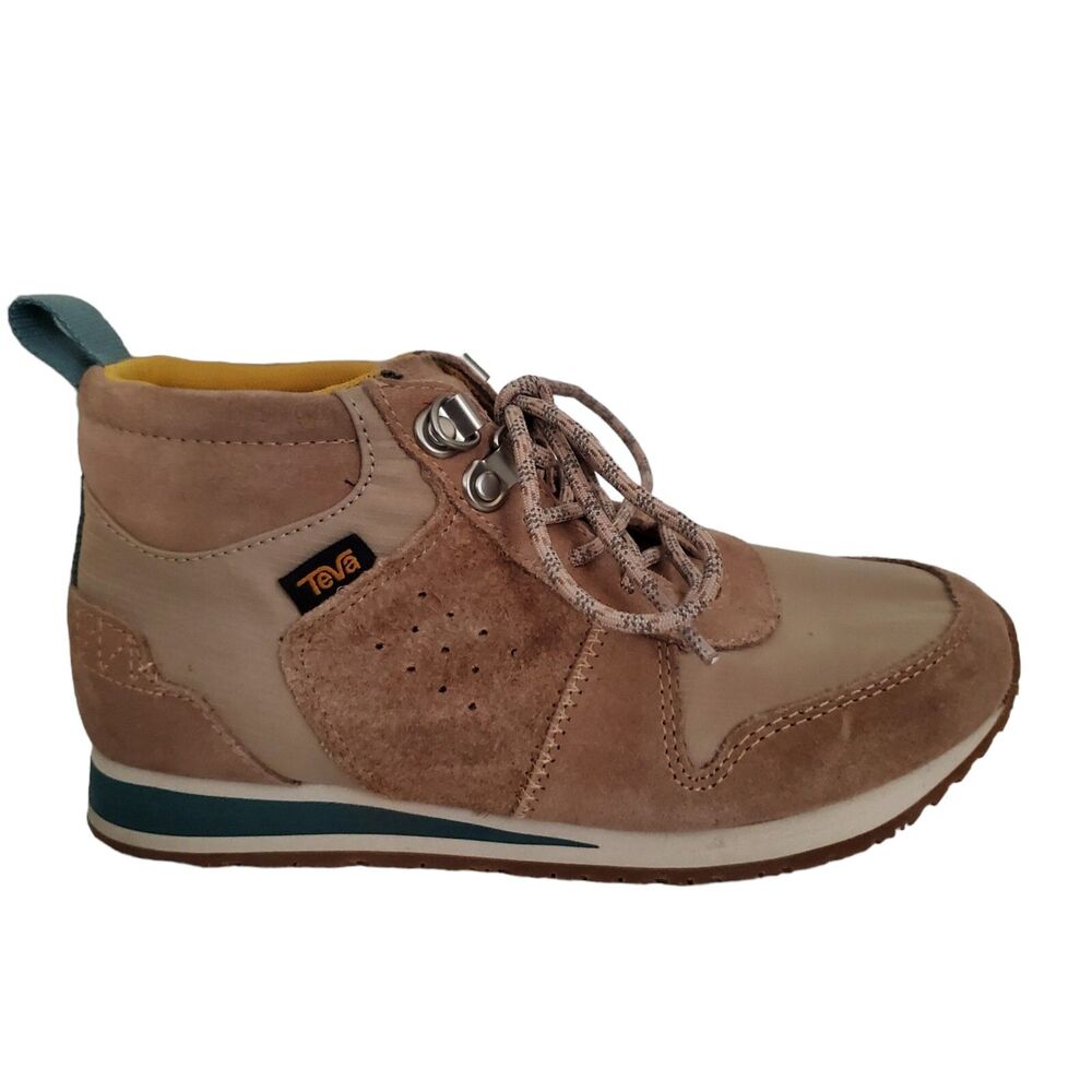 TEVA Highside '84 Mid‎ Sneakers Women's 5.5 Beige Suede Casual Outdoor Shoes